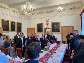 Vladyka Jon sa stretol s predsedom a poslancami preovskej upy