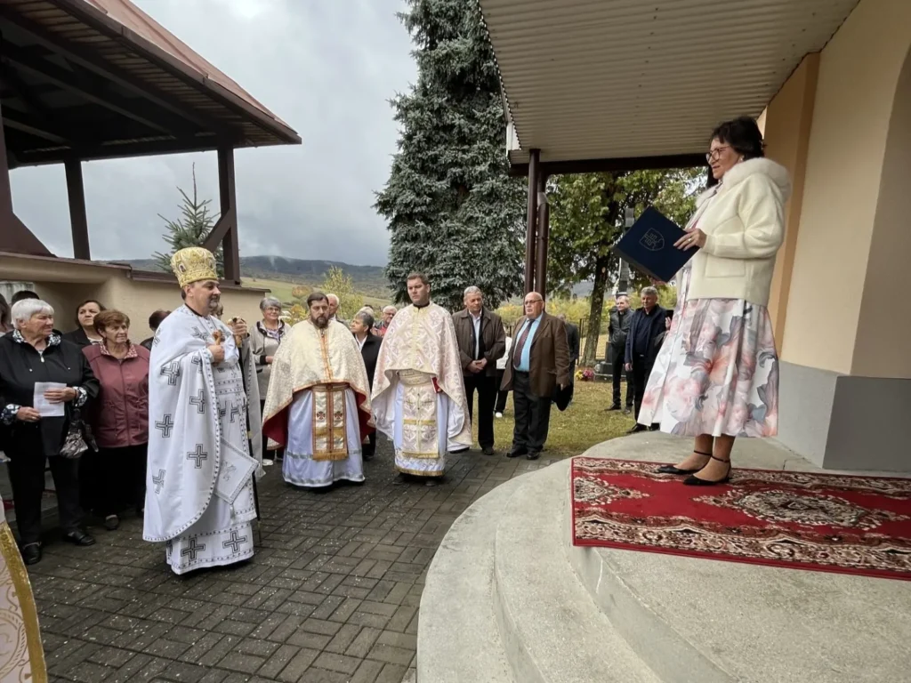 Posvätenie obnoveného chrámu v Zbojnom